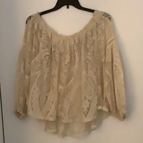 Spell Vintage Rhiannon Cream Off-Shoulder Lace Blouse S/M & bra - Picture 13 of 16